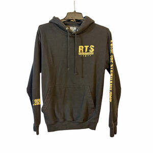 RTS Raise The Standard Men's Black Pullover Hoodie - Size S - b3